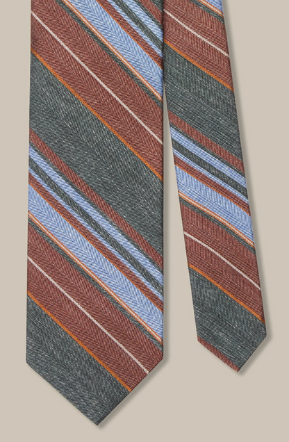 Robert Large Multi Repp Necktie