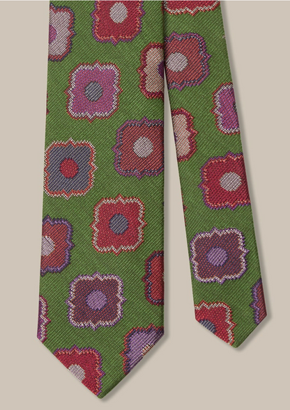Robert Large Medallion Necktie