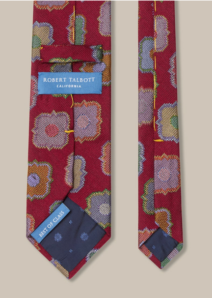 Robert Large Medallion Necktie