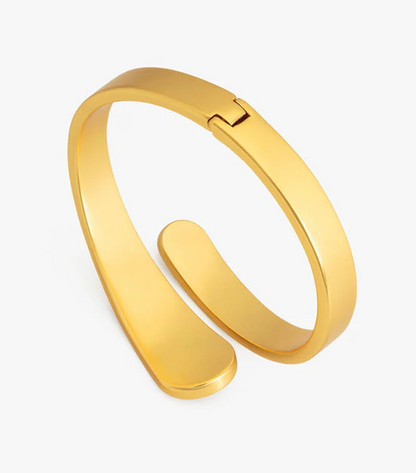 Lyra Bezel Hinge Cuff