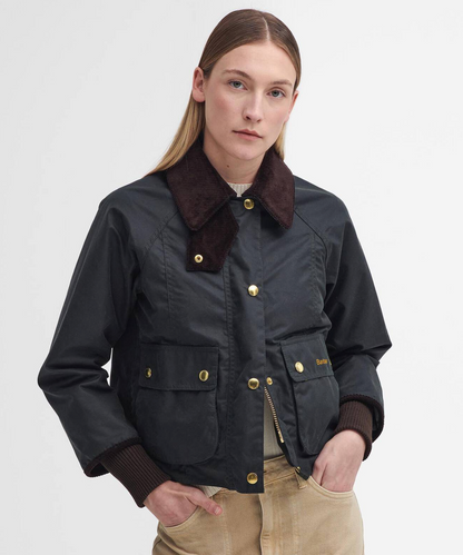 Cropped Beadnell Waxed Jacket