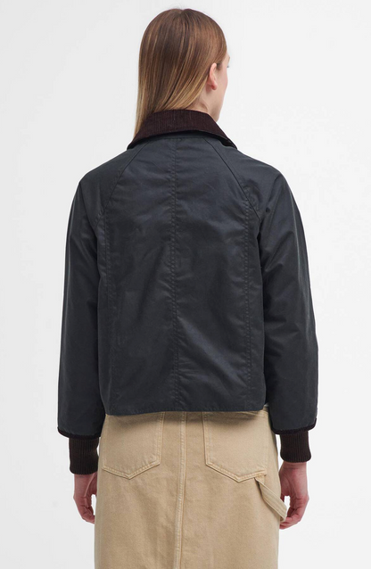 Cropped Beadnell Waxed Jacket