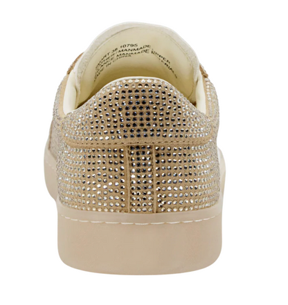 Smart in Gold Sneakers