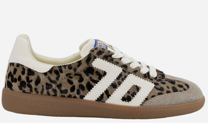 Cloud P in Leopard Taupe Milk Sneakers