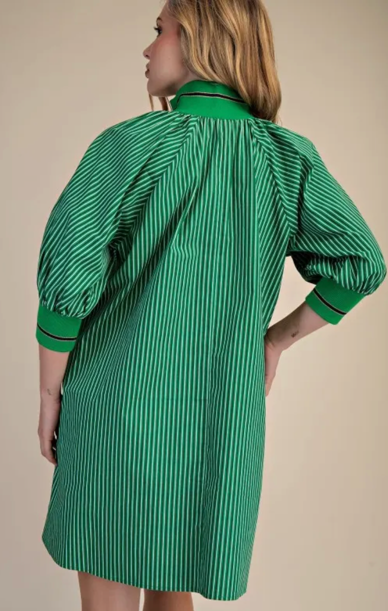 Gelato Mini Dress in Green