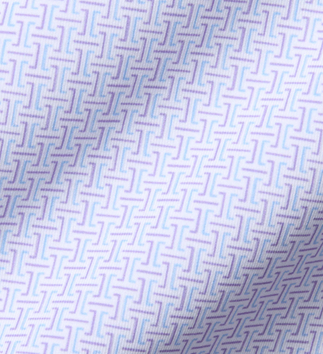 The Norwood Shirt in Vista Blue and Tudor