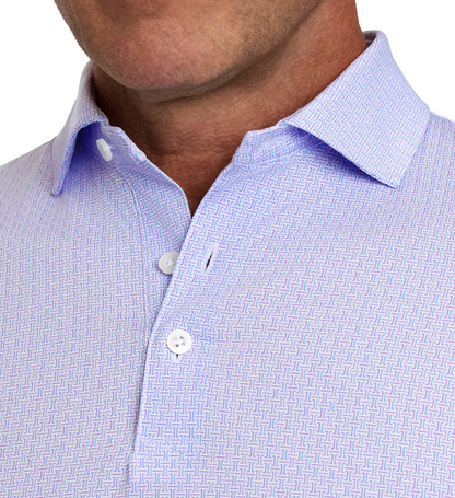 The Norwood Shirt in Vista Blue and Tudor
