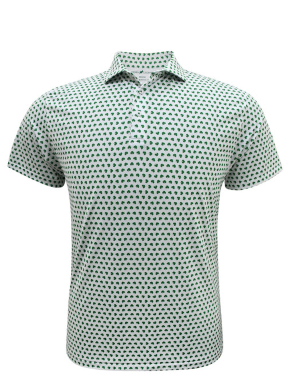 Clover Classic Performance Polo in White