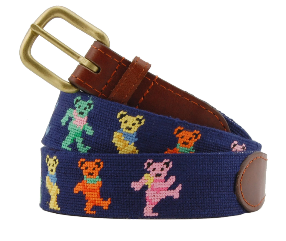 Dancing Bears Belt (Dark Navy)