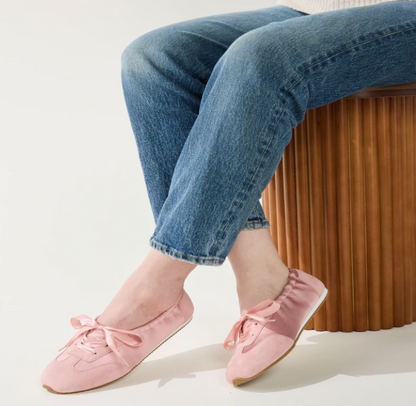 Ava Sneaker in Ballet Leather