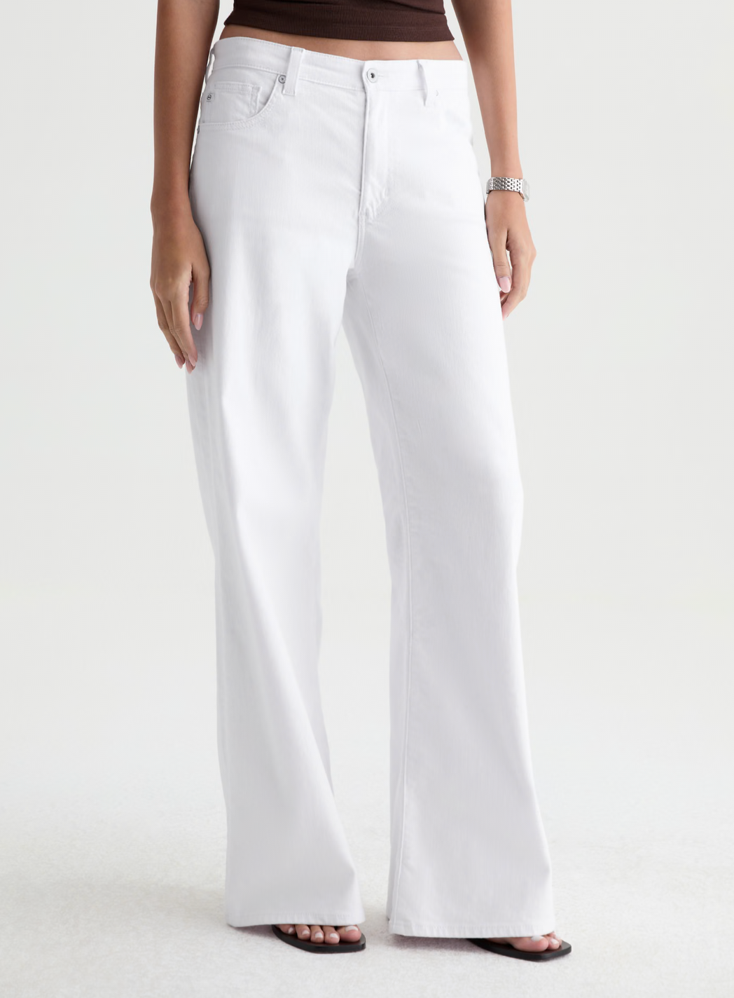 Saige Wide Leg in Gallery White