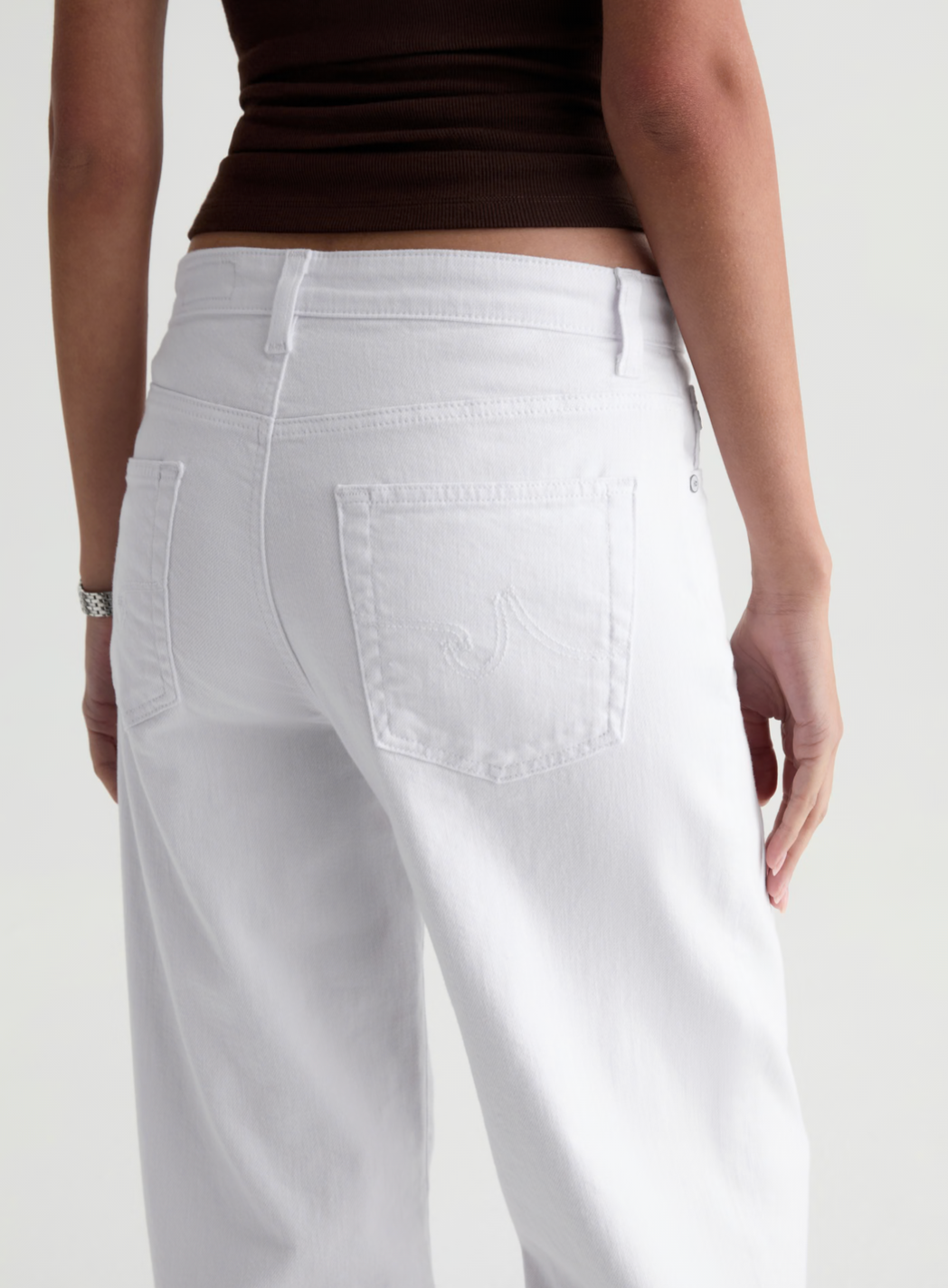Saige Wide Leg in Gallery White
