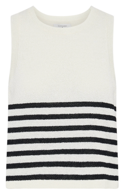 Marika Tank in Walnut Stripe