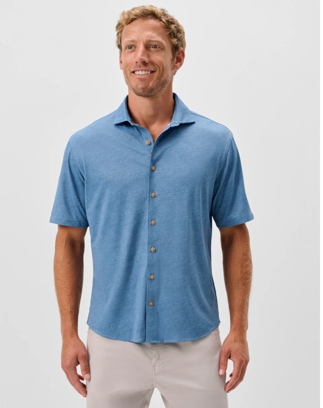 Breck Printed Solid Knit