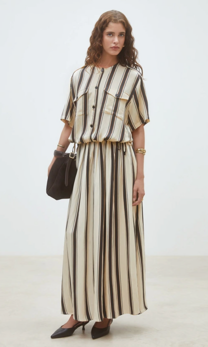 Fidji Skirt in Long Striped