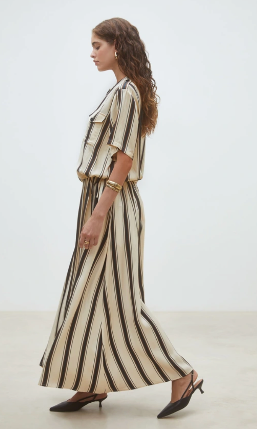 Fidji Skirt in Long Striped