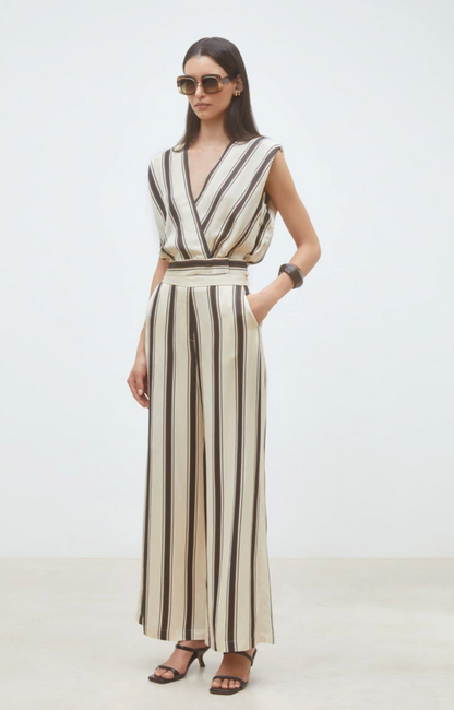 Loane Short Striped Top