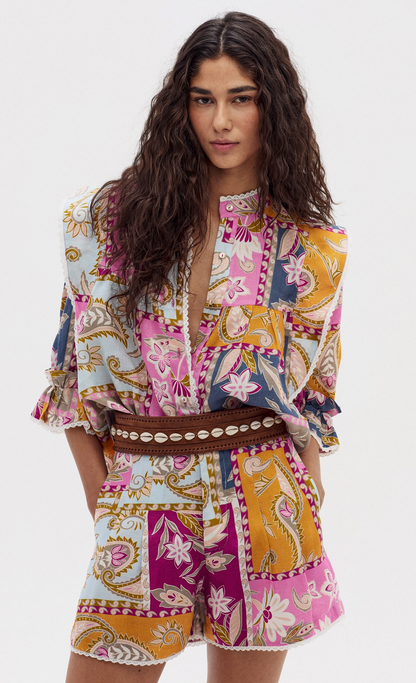 Folk Linen Shirt