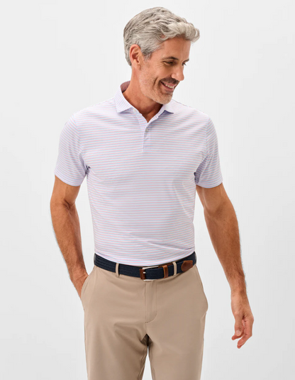 Performance Jersey Polo-Rez Stripe