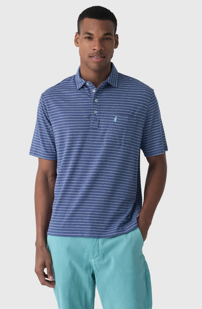 Original 4-Button Polo-Ryan Stripe