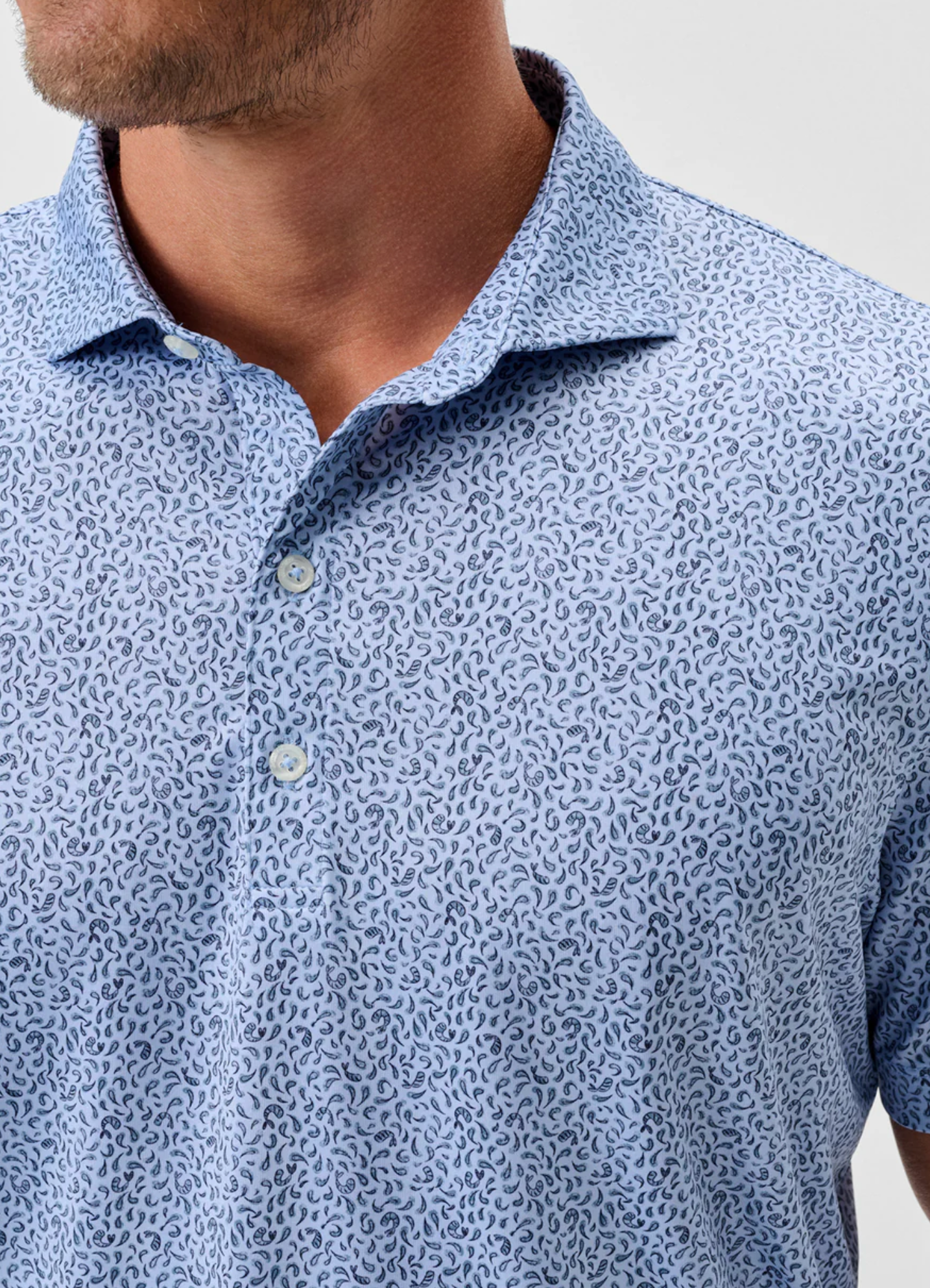 Performance Jersey Polo-Prawn