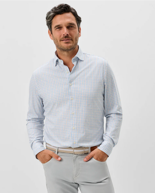 Everyday Performance Button Down Shirt-Briney Tattersall