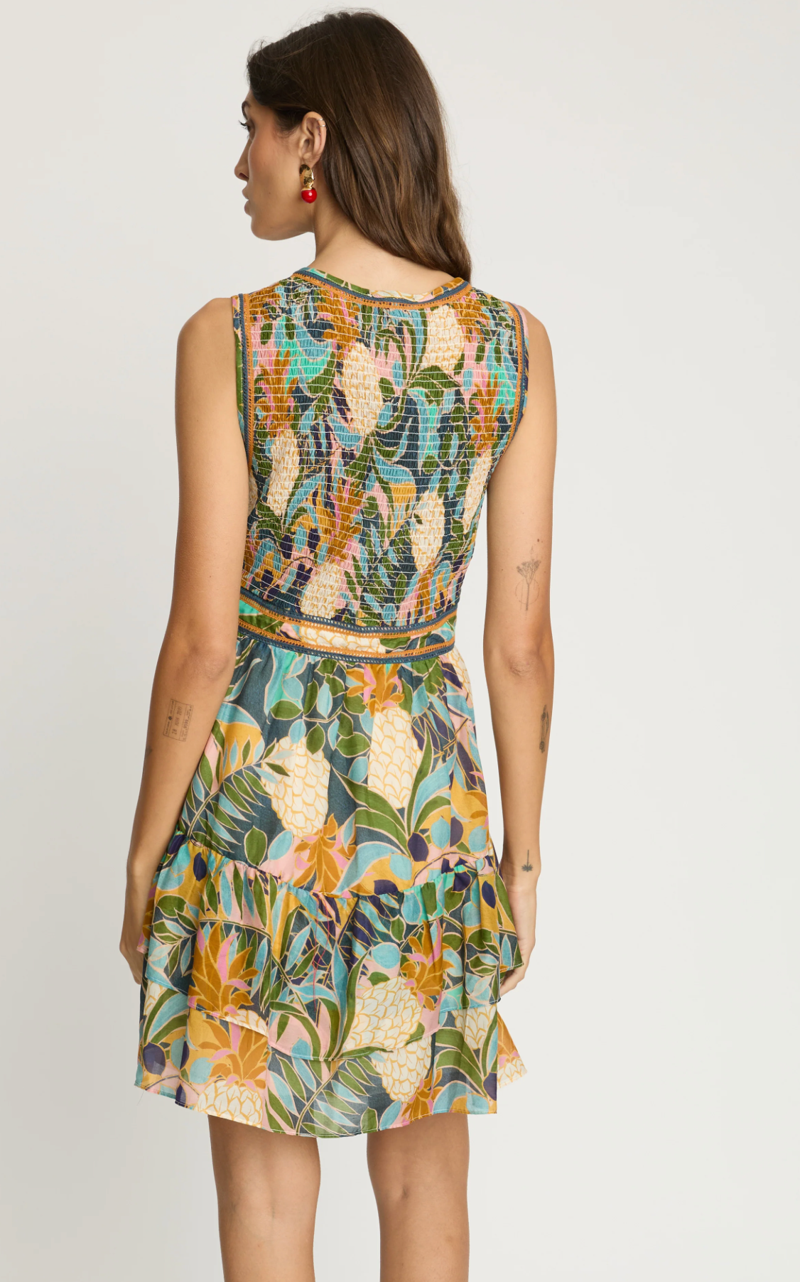 Caitlin Dress in Baroque Pineapple