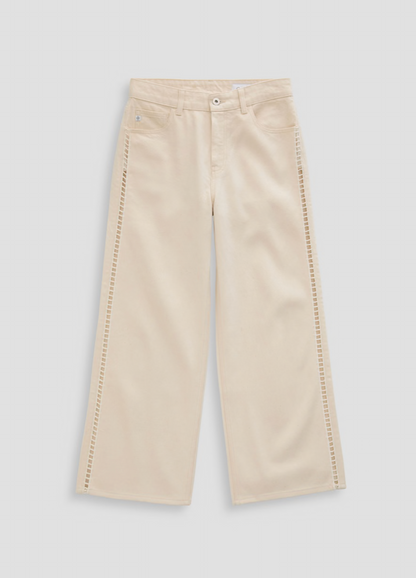 Saige Wide Leg Crop Jean in Fresh Air