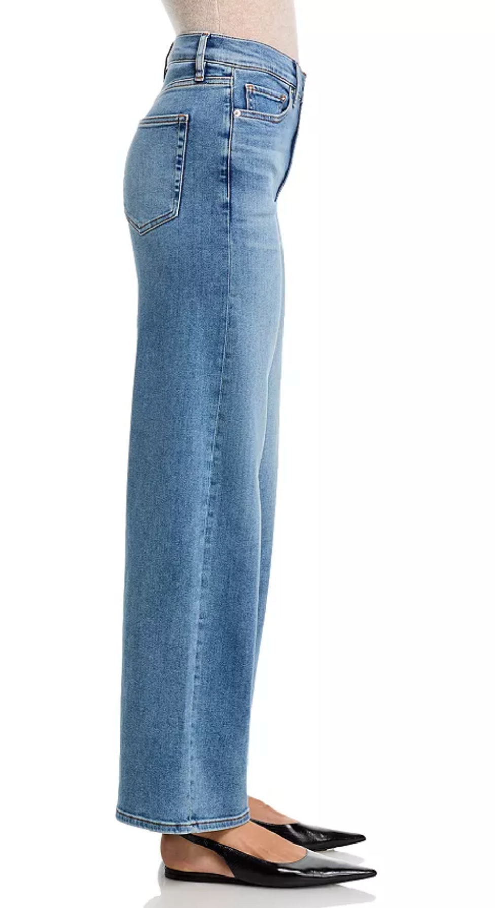Le Slim Palazzo High Rise Jean in Clue