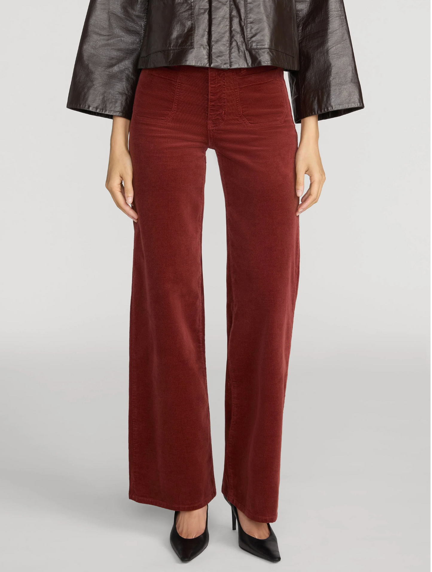 Le Slim Palazzo Modernist Pocket Corduroy