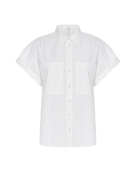 Short Sleeve Cuff Button Up