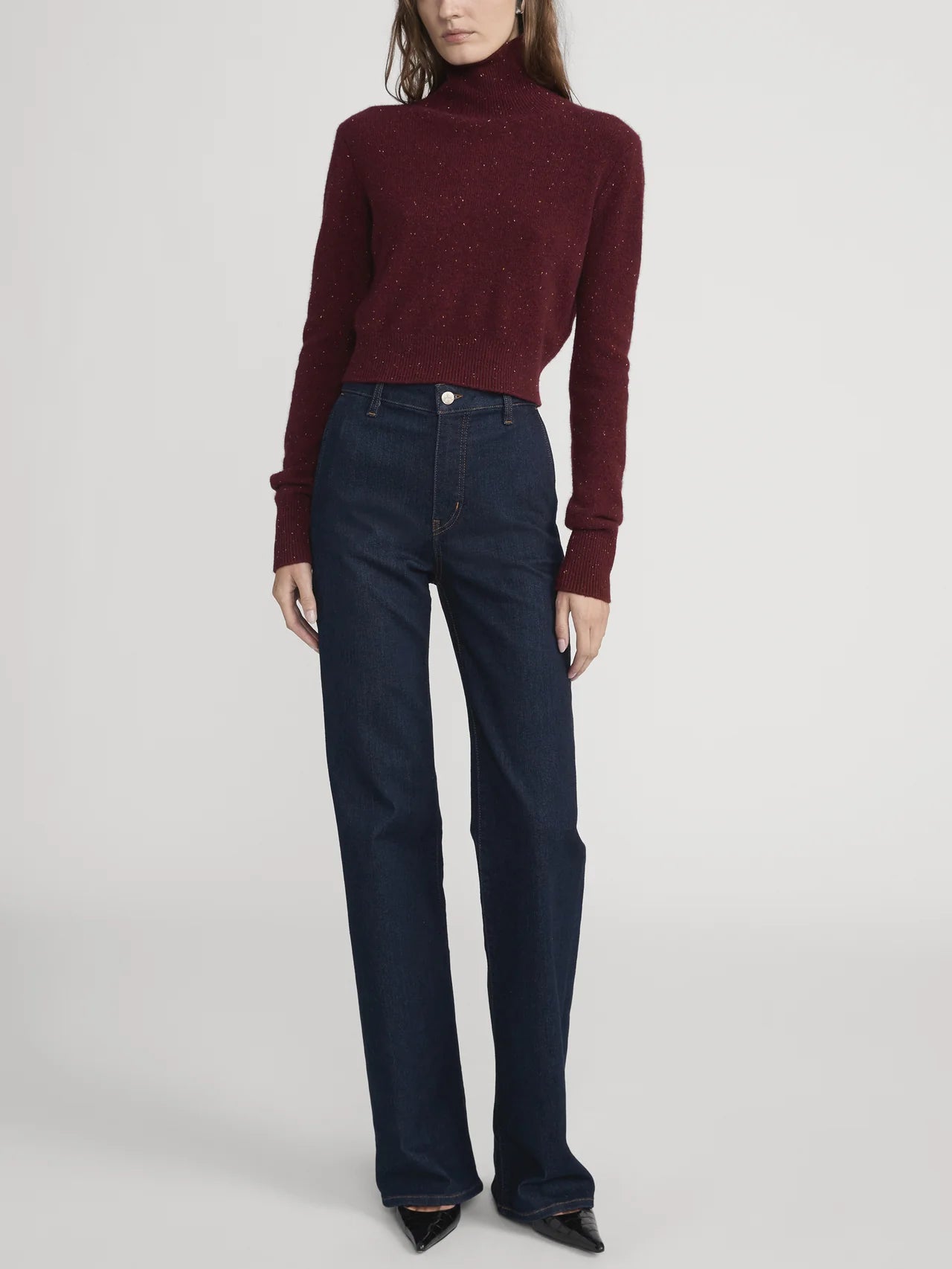 The Straight Trouser in Rinse