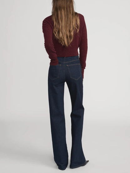 The Straight Trouser in Rinse