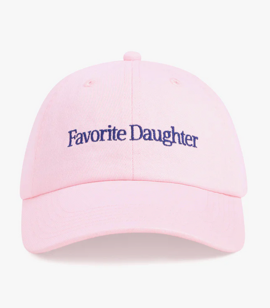 Classic Logo Baseball Hat in Light Pink/Navy