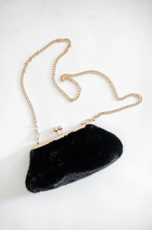 Sarah Fur Clutch