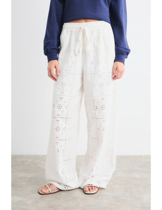 Java Trousers in White
