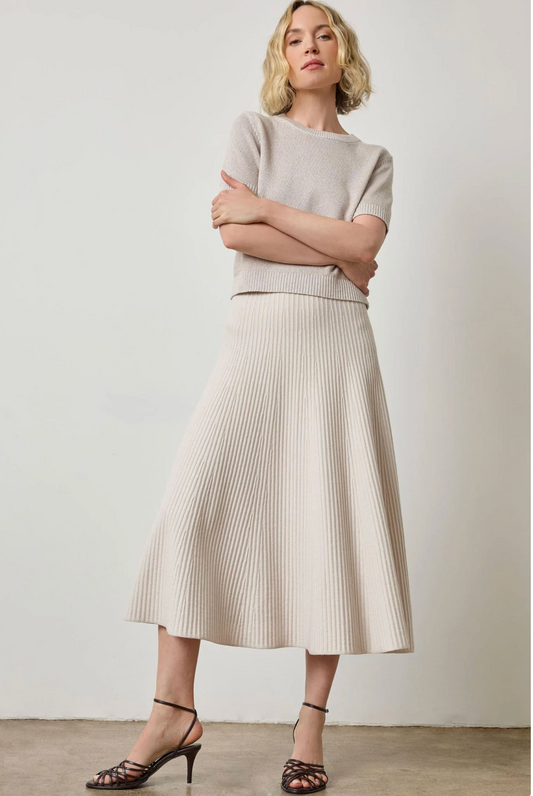 Lilla P Knit Flare Skirt