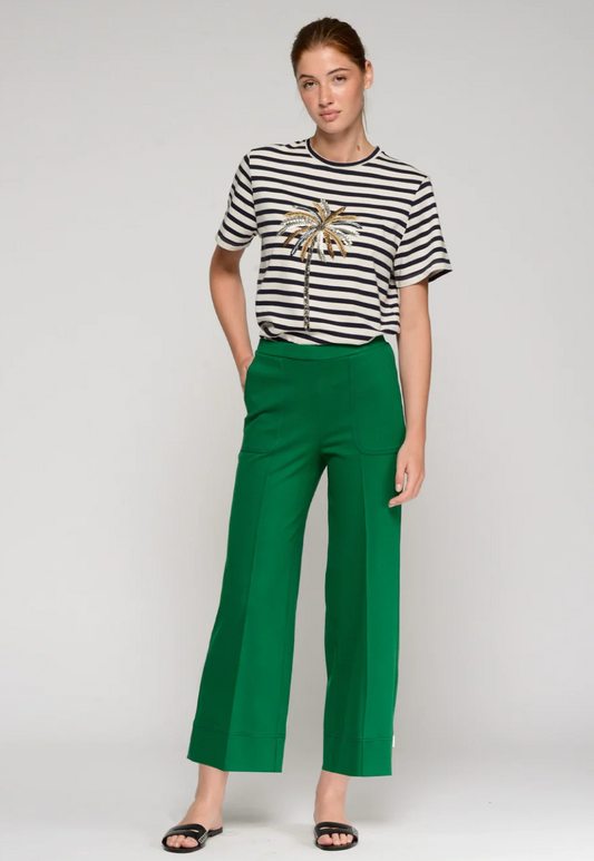 Wide Green Trousers