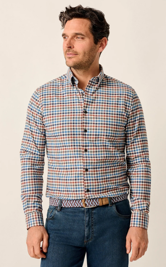 Performance Flannel Button Down-Krause