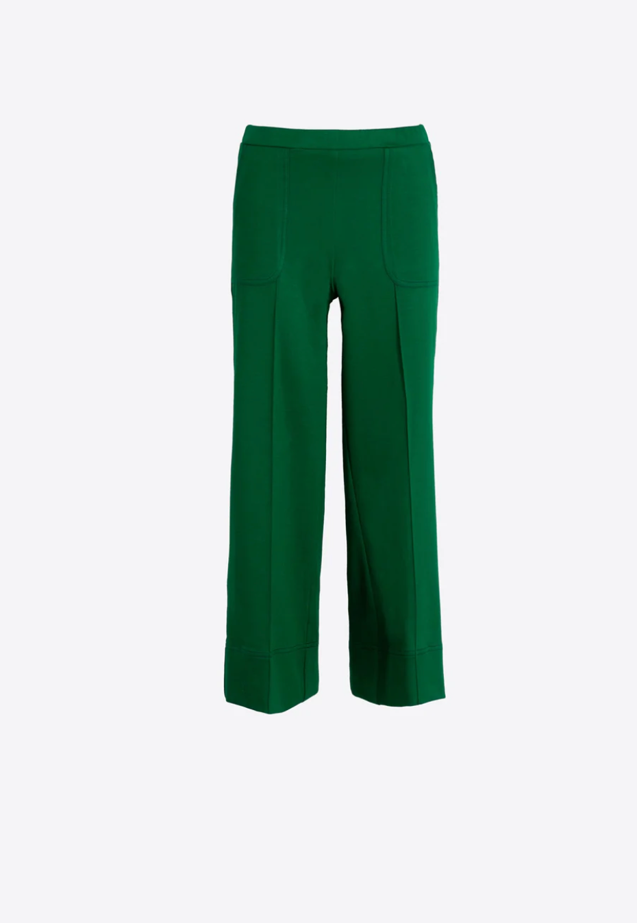 Wide Green Trousers