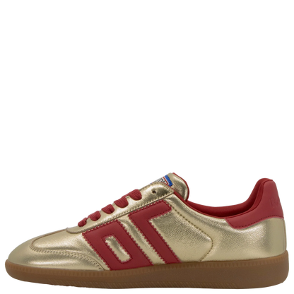 Cloud NM in Gold Red Sneakers