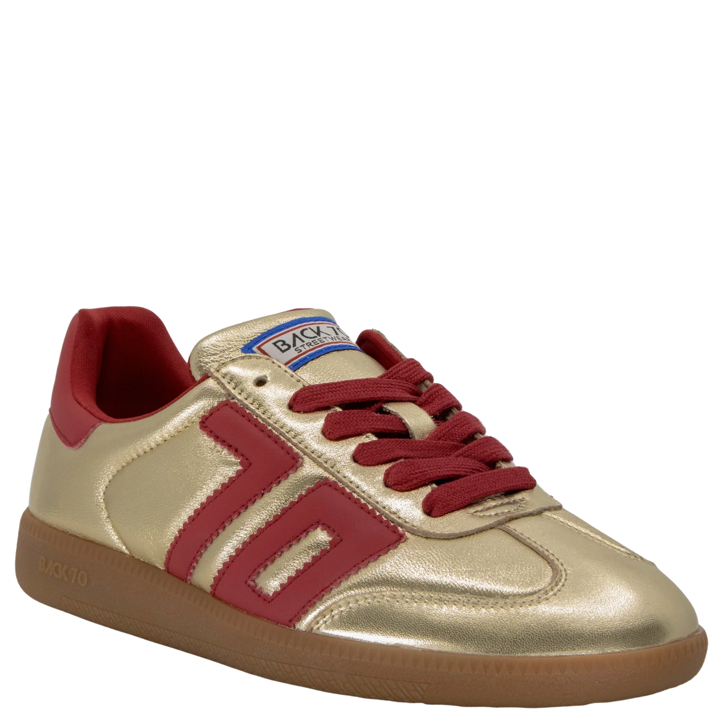 Cloud NM in Gold Red Sneakers