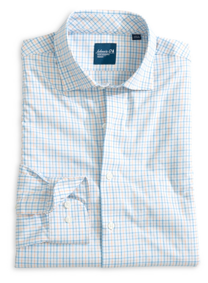 Everyday Performance Button Down Shirt-Briney Tattersall