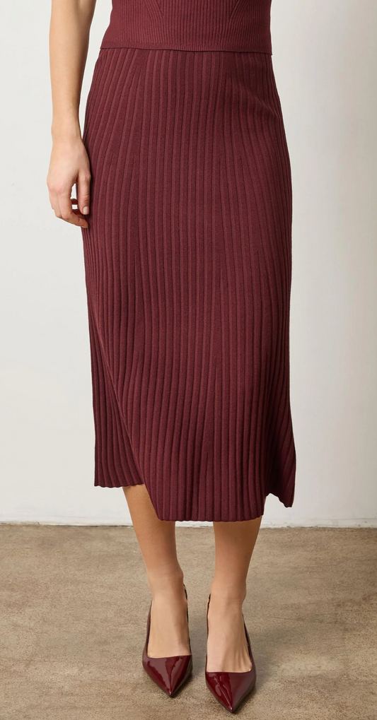 Straight Rib Skirt