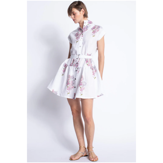Zelie Print Mini Dress