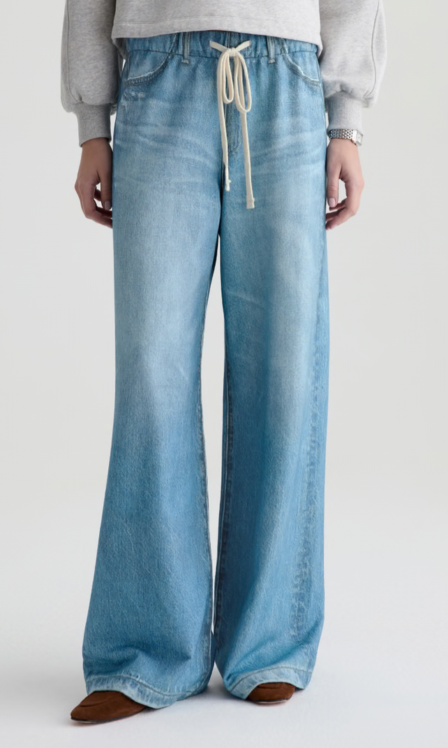 Stella Off-Duty Denim Sweatpants in Splash