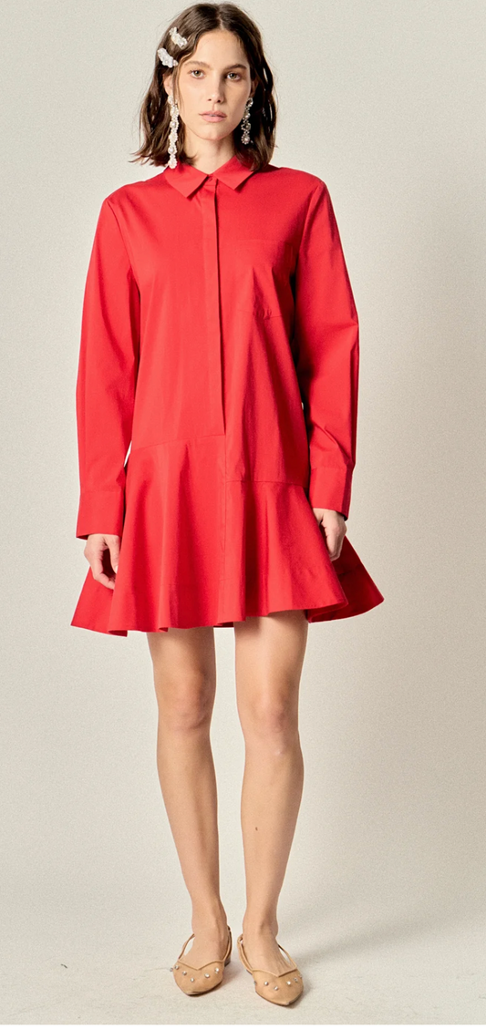 Collared Skirt Dress