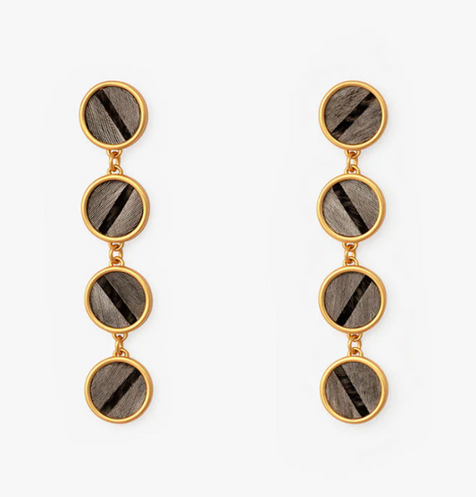 Harper Multi Bezel Drop Earring