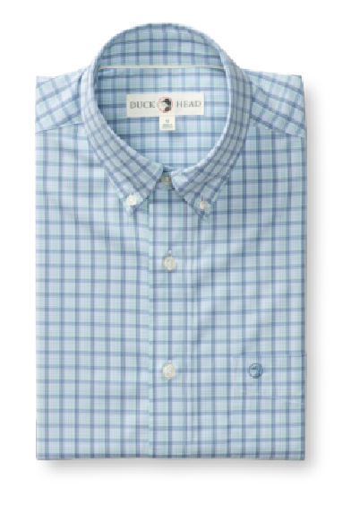Performance Poplin Sport Shirt in Seafoam Green