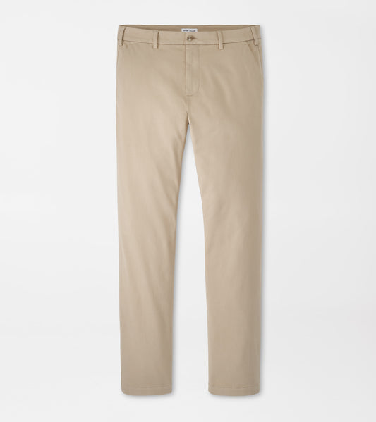 Peter Millar Signature Sateen Flat Front Trouser